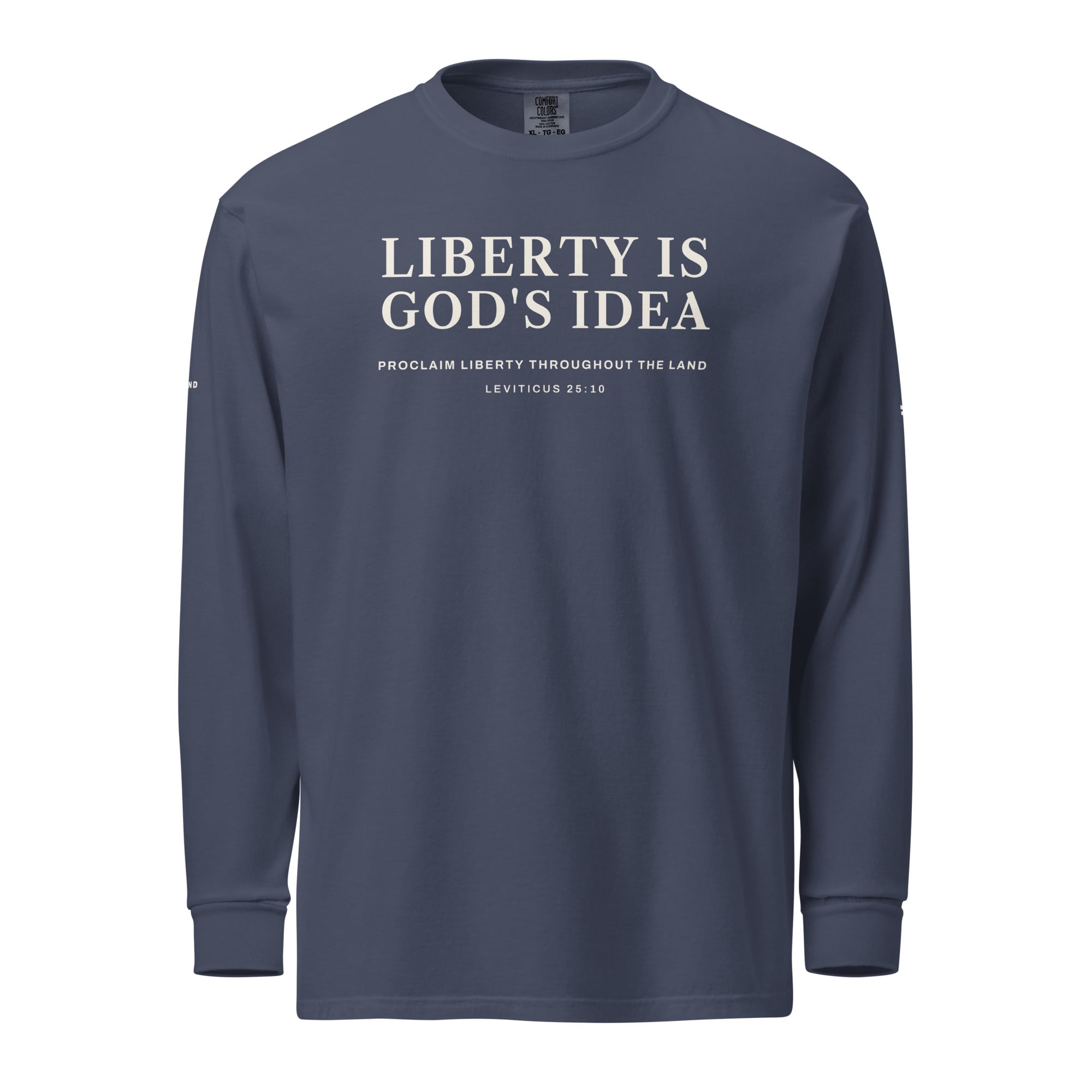 Liberty Is God's Idea Long Sleeve in Navy