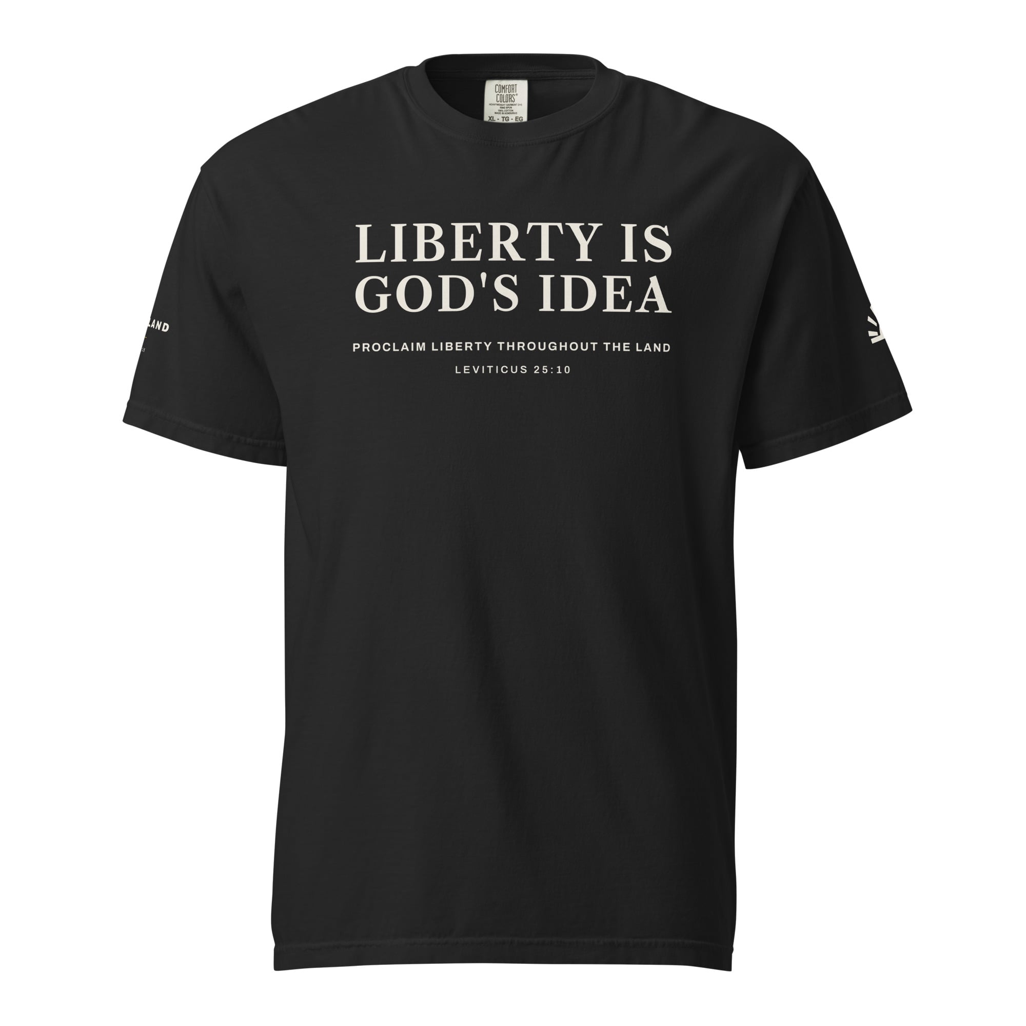 Liberty Is God's Idea Men's Tee in Black