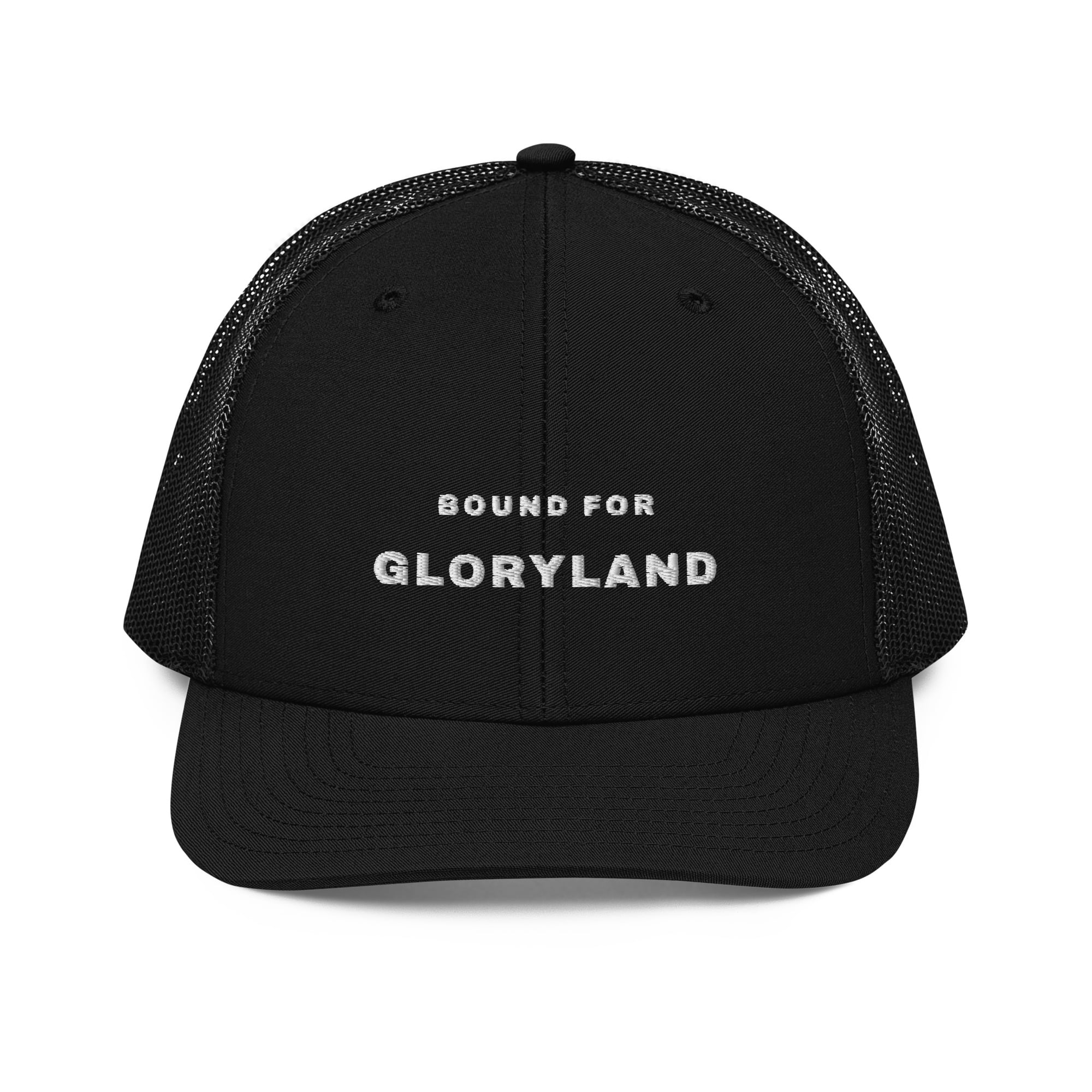 Bound for Gloryland Trucker in Black
