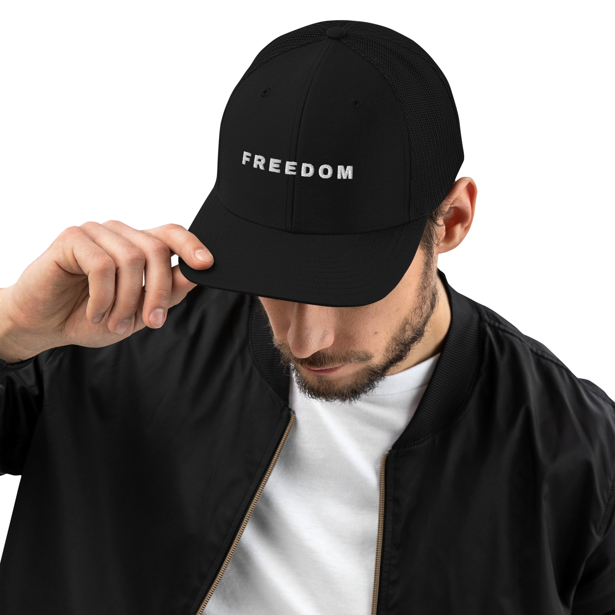Freedom Trucker in Black