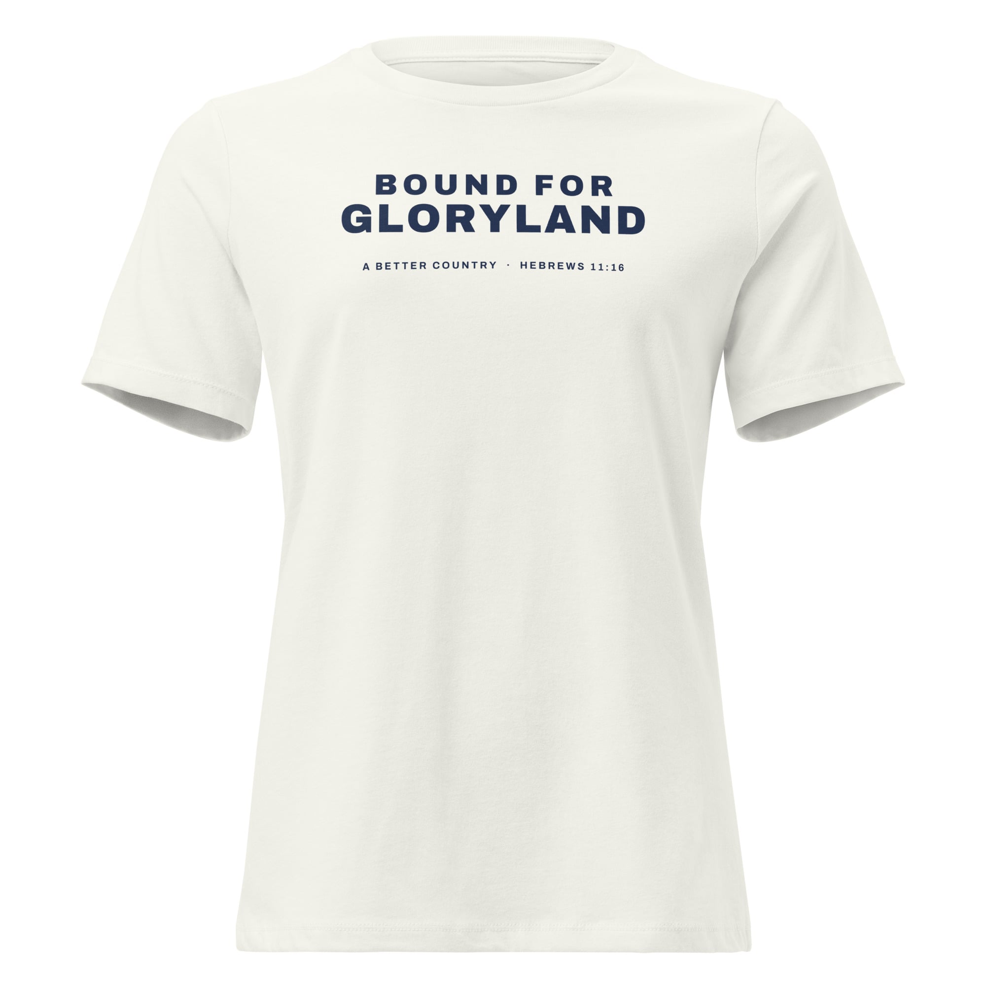 Bound for Gloryland Women's Tee in Vintage White