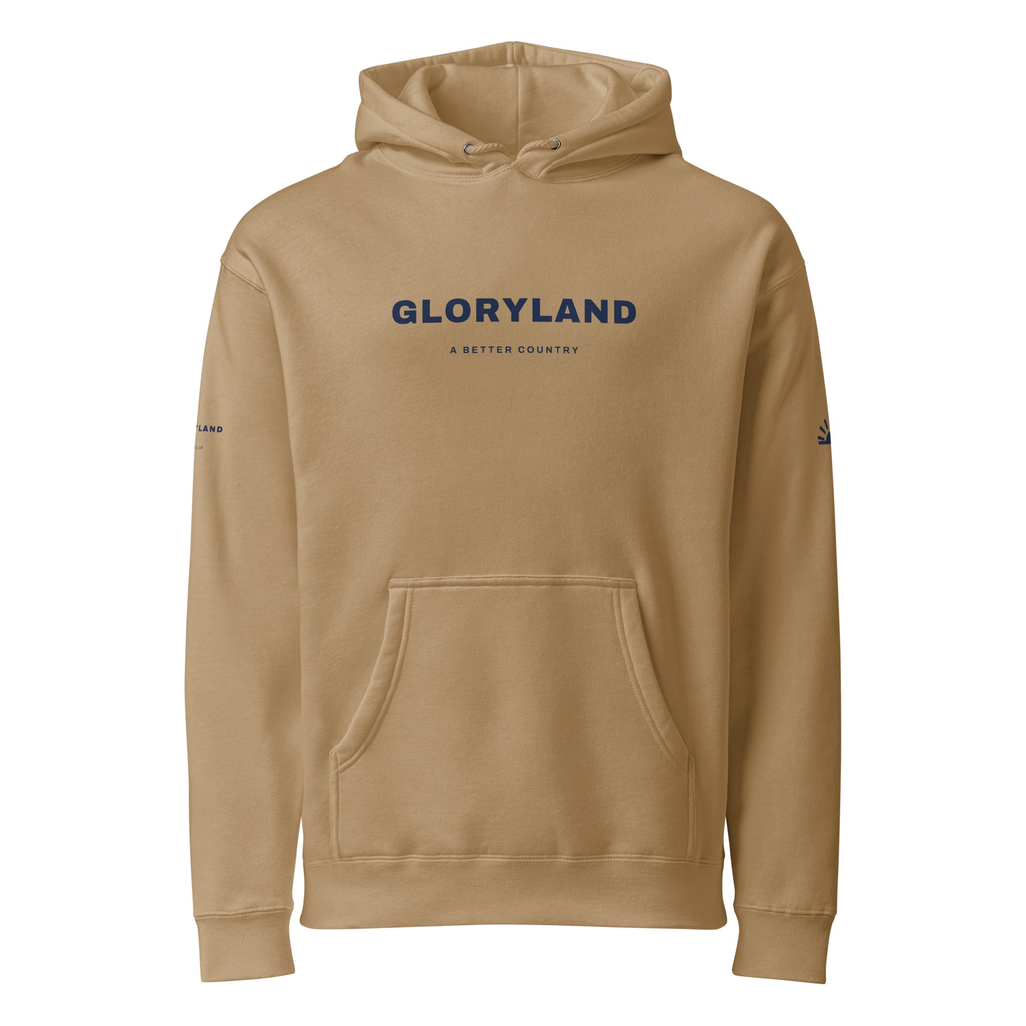 Gloryland Hoodie in Sandstone