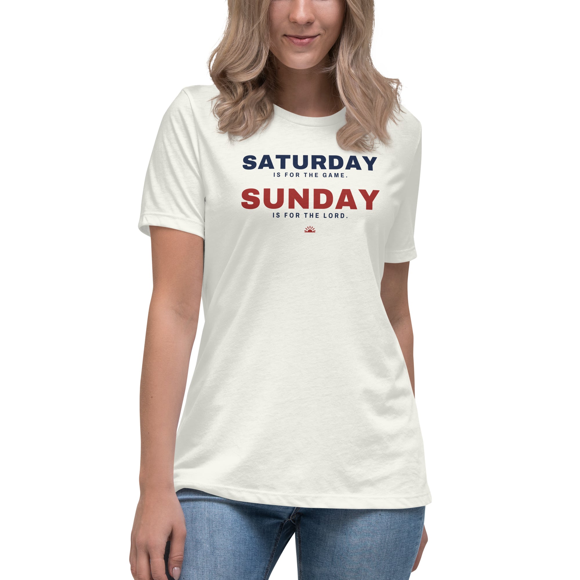 Saturday / Sunday Women's Tee in Vintage White