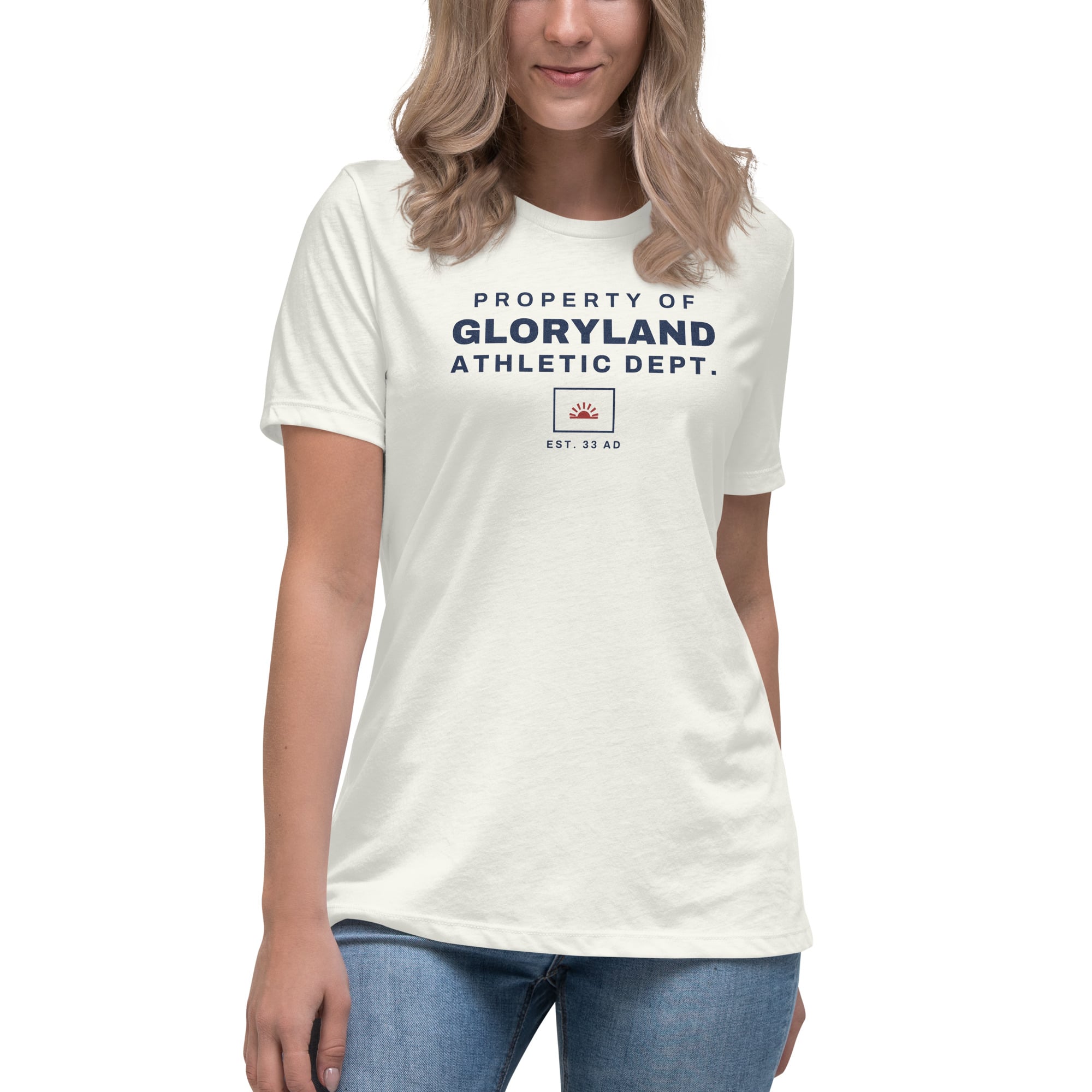 Athletic Dept. Women's Tee in Vintage White