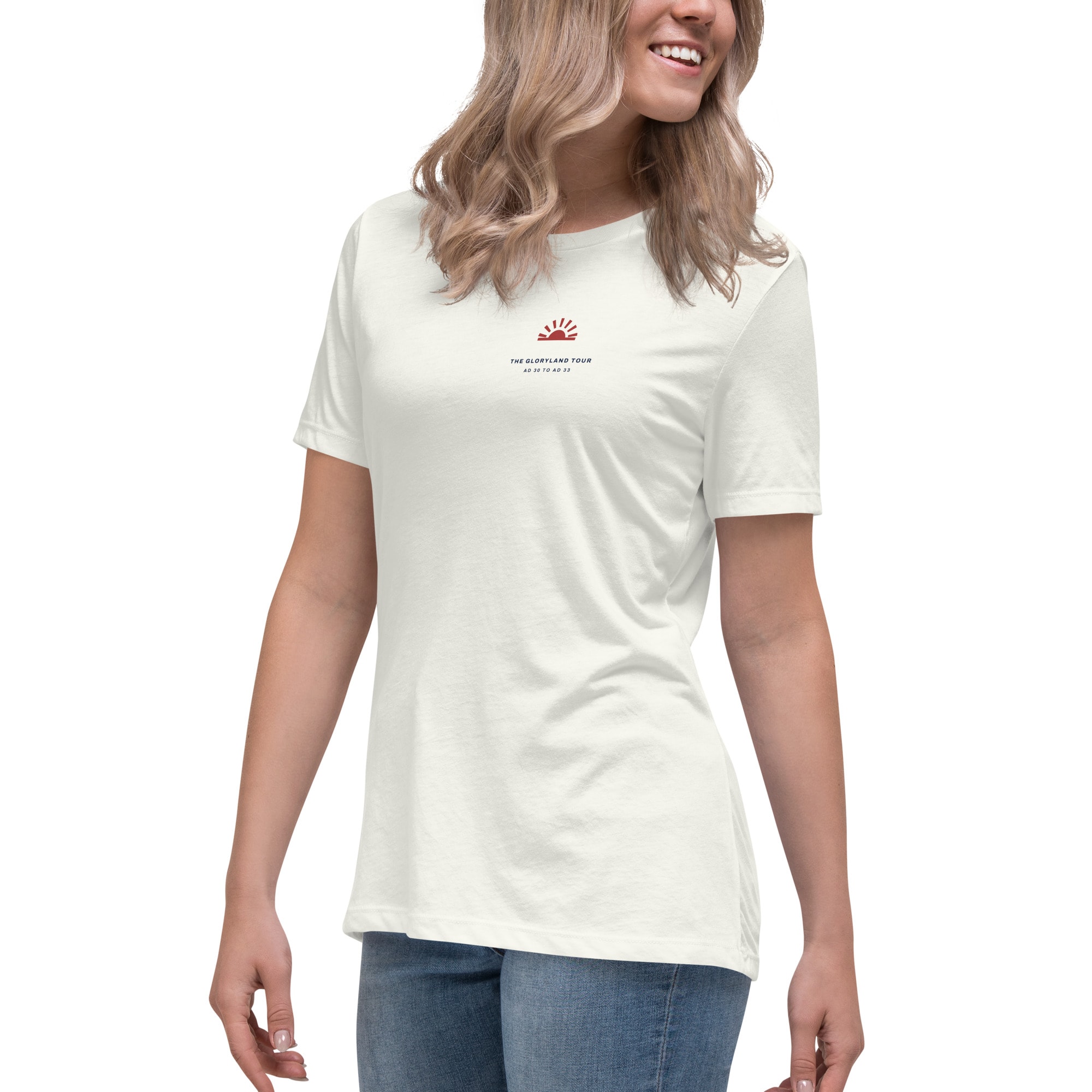 The Gloryland Tour Women's Tee in Vintage White