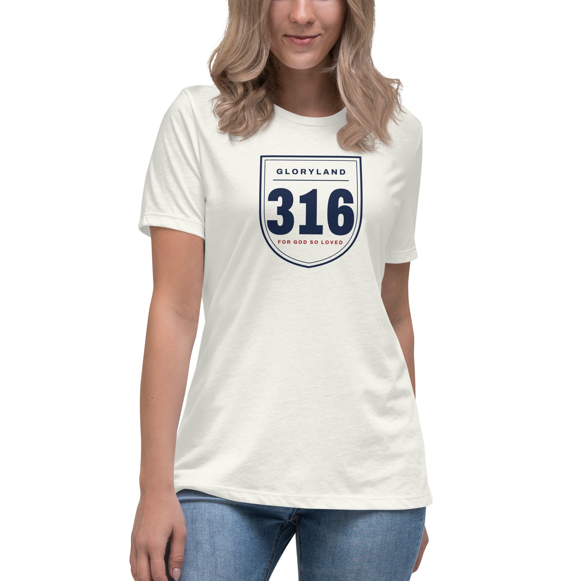 Route 316 Women's Tee in Vintage White