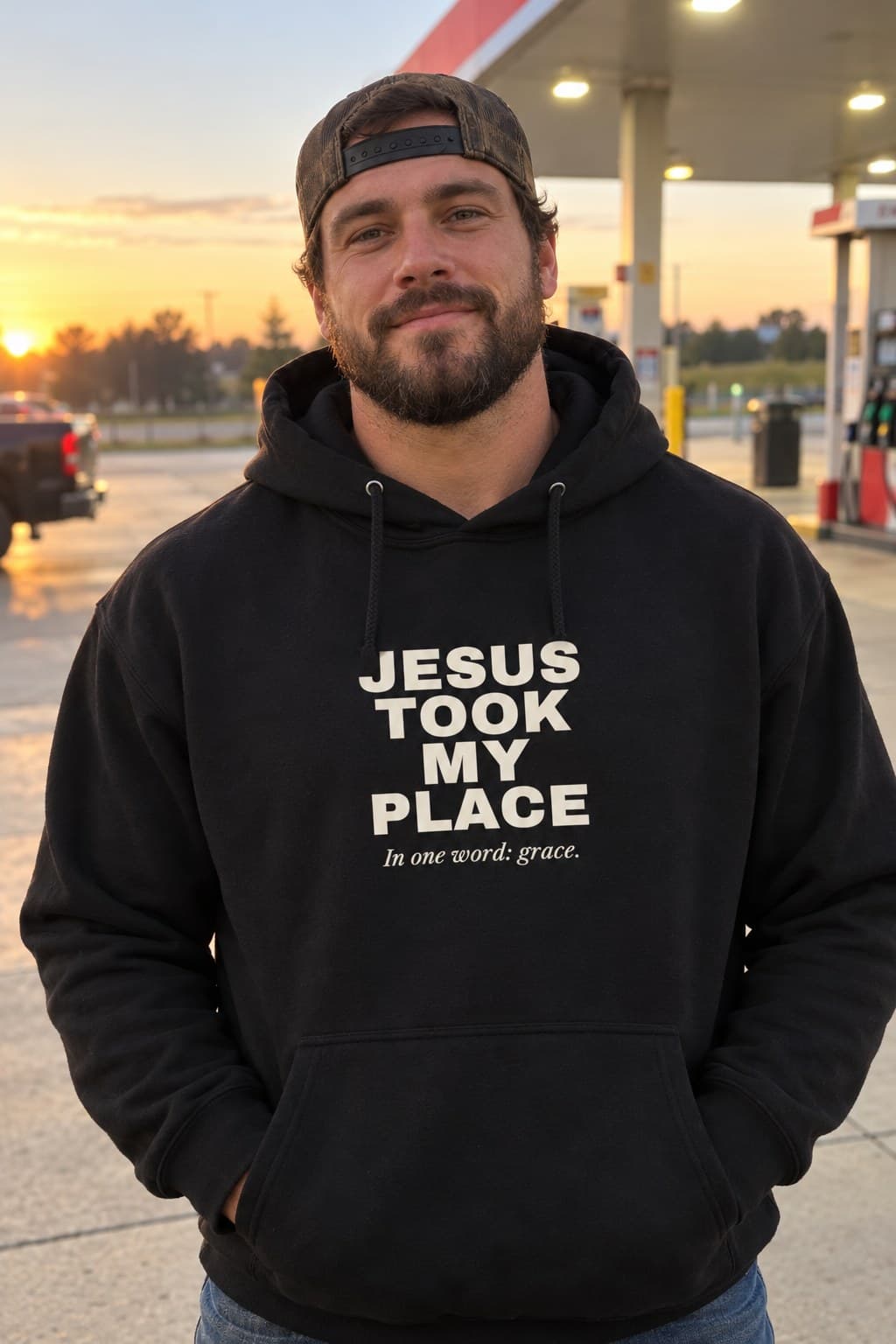Jesus Took My Place Hoodie